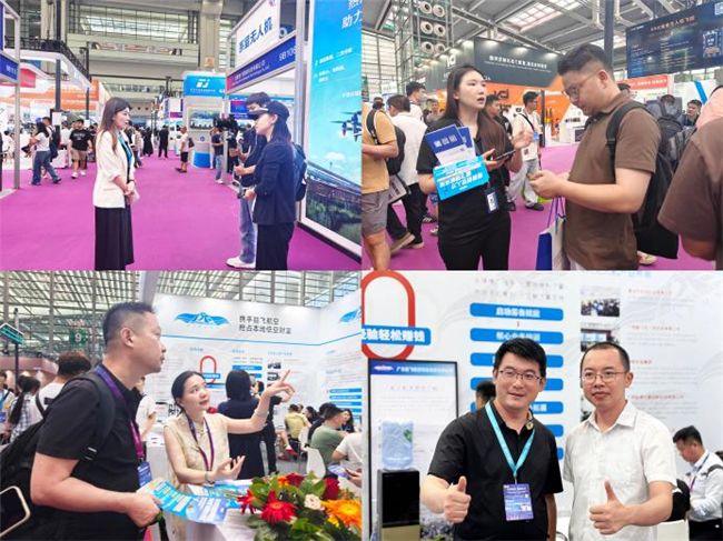 能飞受邀参展深圳2025世界无人机大会，聚焦低空经济，现场火爆 图2