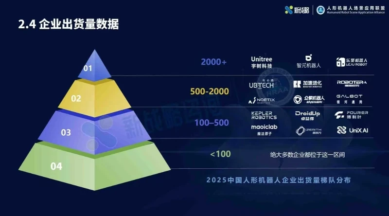 2025人形机器人行业报告：宇树出货量与市场占比双第一 图4