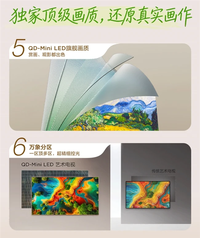 618壁纸电视选购指南:买对壁纸电视,认准这三个核心维度 图5