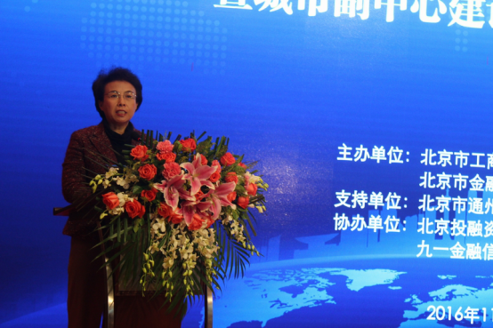 北京市副市长、北京市工商联主席程红发表讲话