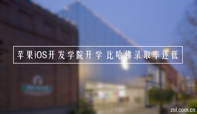 苹果iOS开发学院开学比哈佛录取率还低