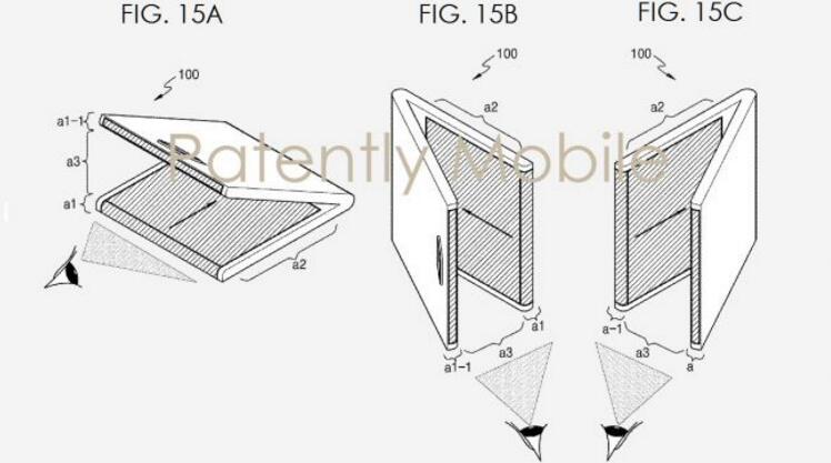 折叠手机算什么 三星新专利展示双曲面屏折叠平板